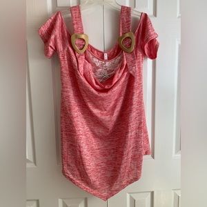 Tops, Rosegal, size 16, color pink